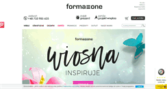 Desktop Screenshot of formazone.pl