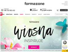 Tablet Screenshot of formazone.pl